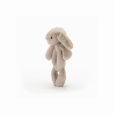 Jellycat Bashful Bunny Ring Rattle Australia | 425896QYX